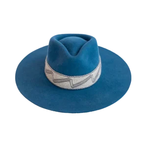 Denim Western Hat