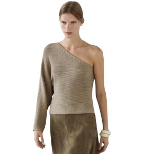 100% Cotton Asymmetric Sweater