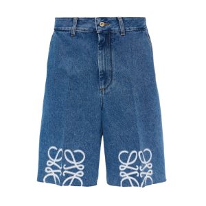Anagram Denim Bermuda Shorts