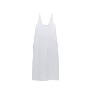 Combination Poplin Dress