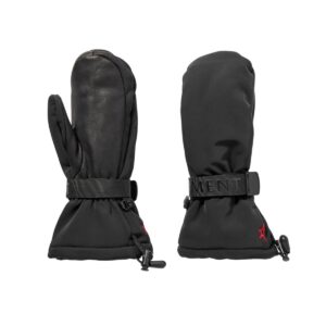 Davos Padded Shell and Leather Mittens
