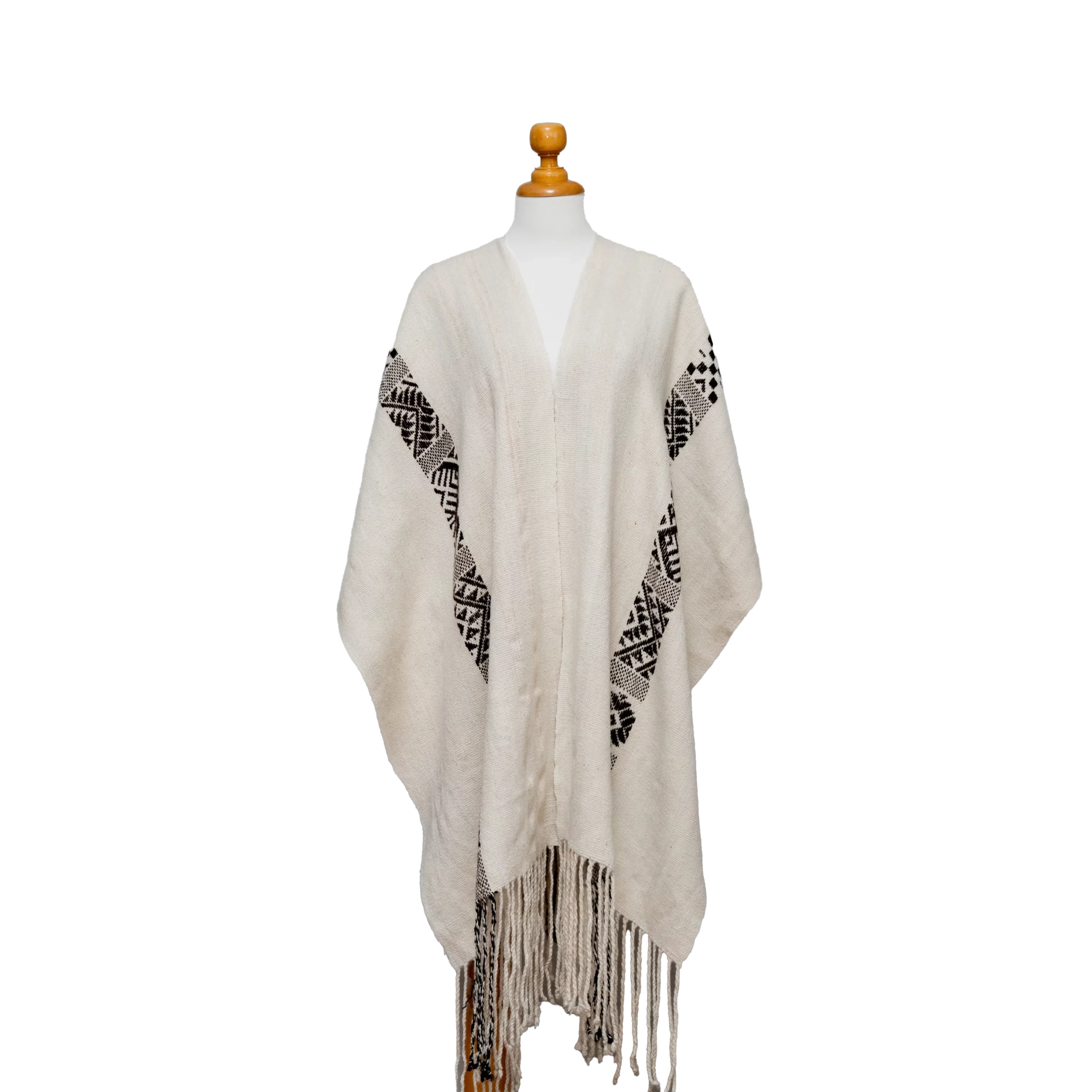 Guardian’s Blessing | Cream Baby Alpaca Fringe Cape