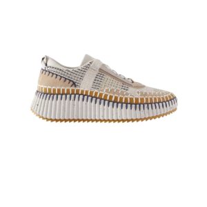 Nama Embroidered Suede and Recycled-mesh Sneakers