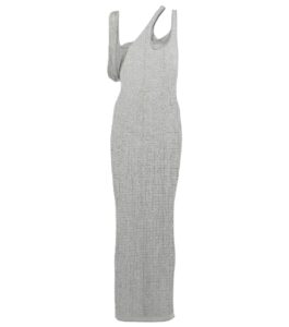 Embellished Jersey Midi Dress