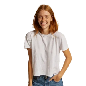 Harley crispy lightweight cotton boxy crew tee