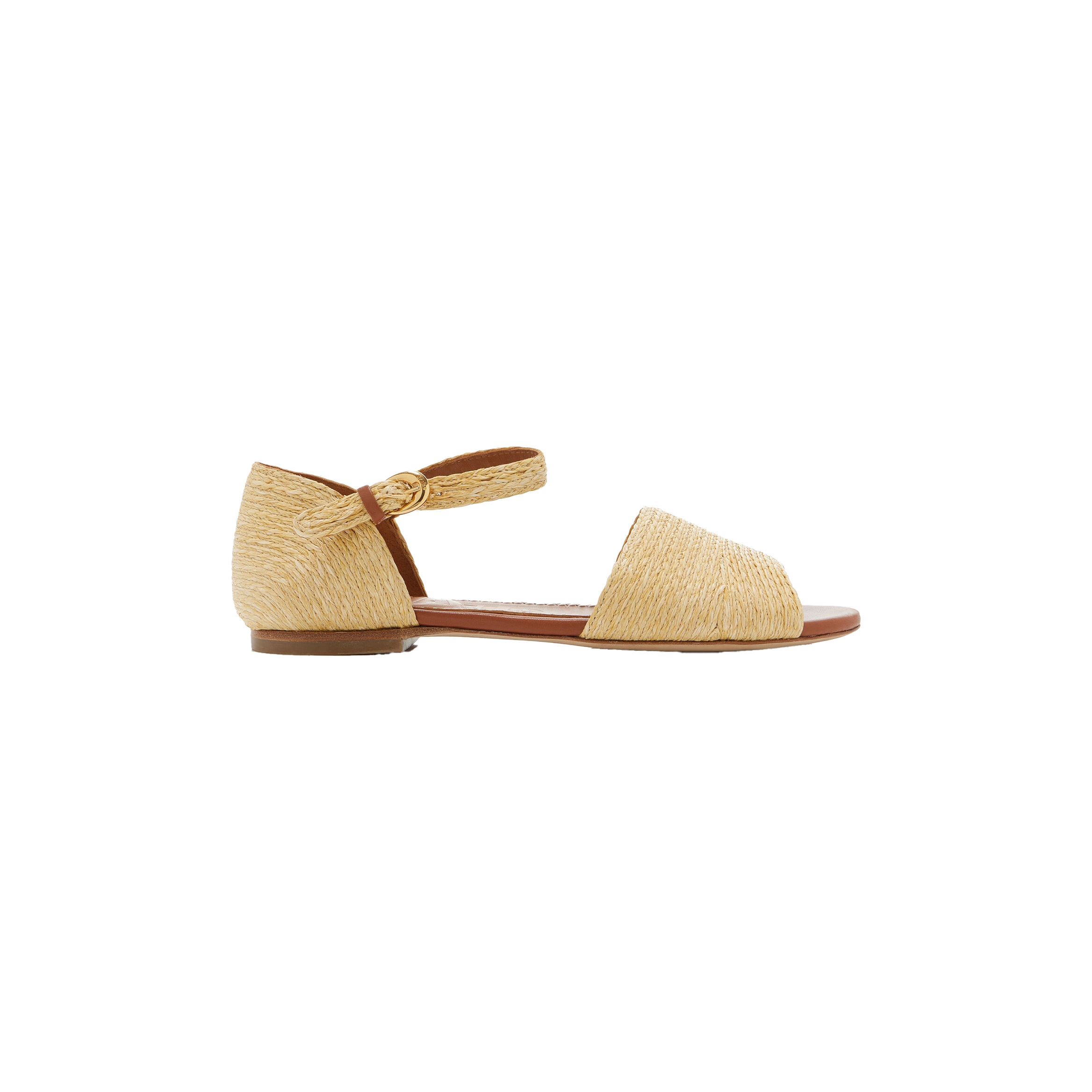 STAUD Catherine Raffia Sandals