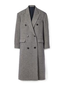 Lexana Double-Breasted Wool-Blend Coat