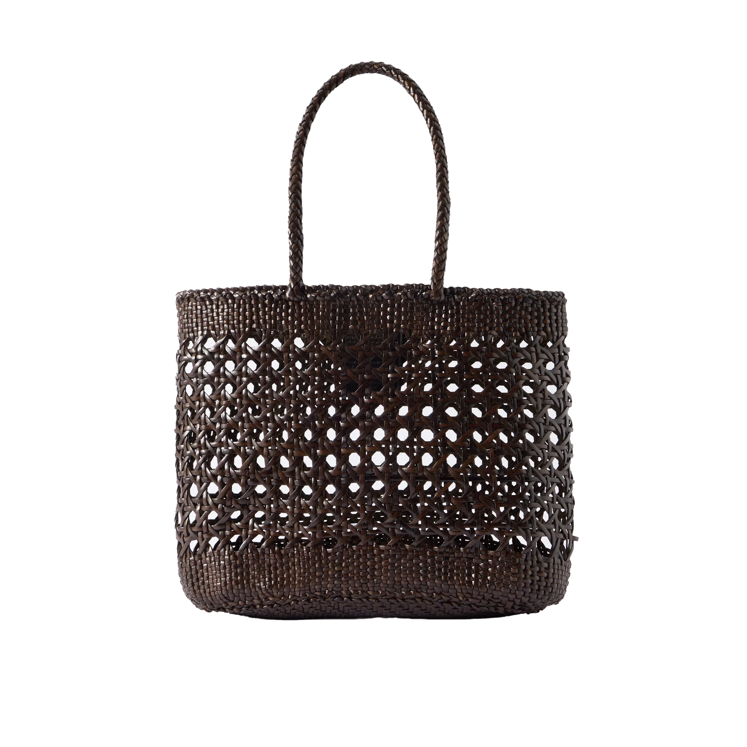 Dragon Diffusion Eclipse woven leather tote