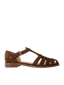 Kelsey woven suede sandals