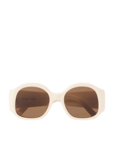 Maxi Triomphe round-frame acetate sunglasses