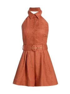 Awaken Halterneck Linen Romper