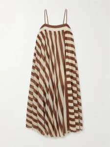 Daylight striped cotton maxi dress