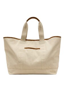 Canvas & Suede Weekend Tote
