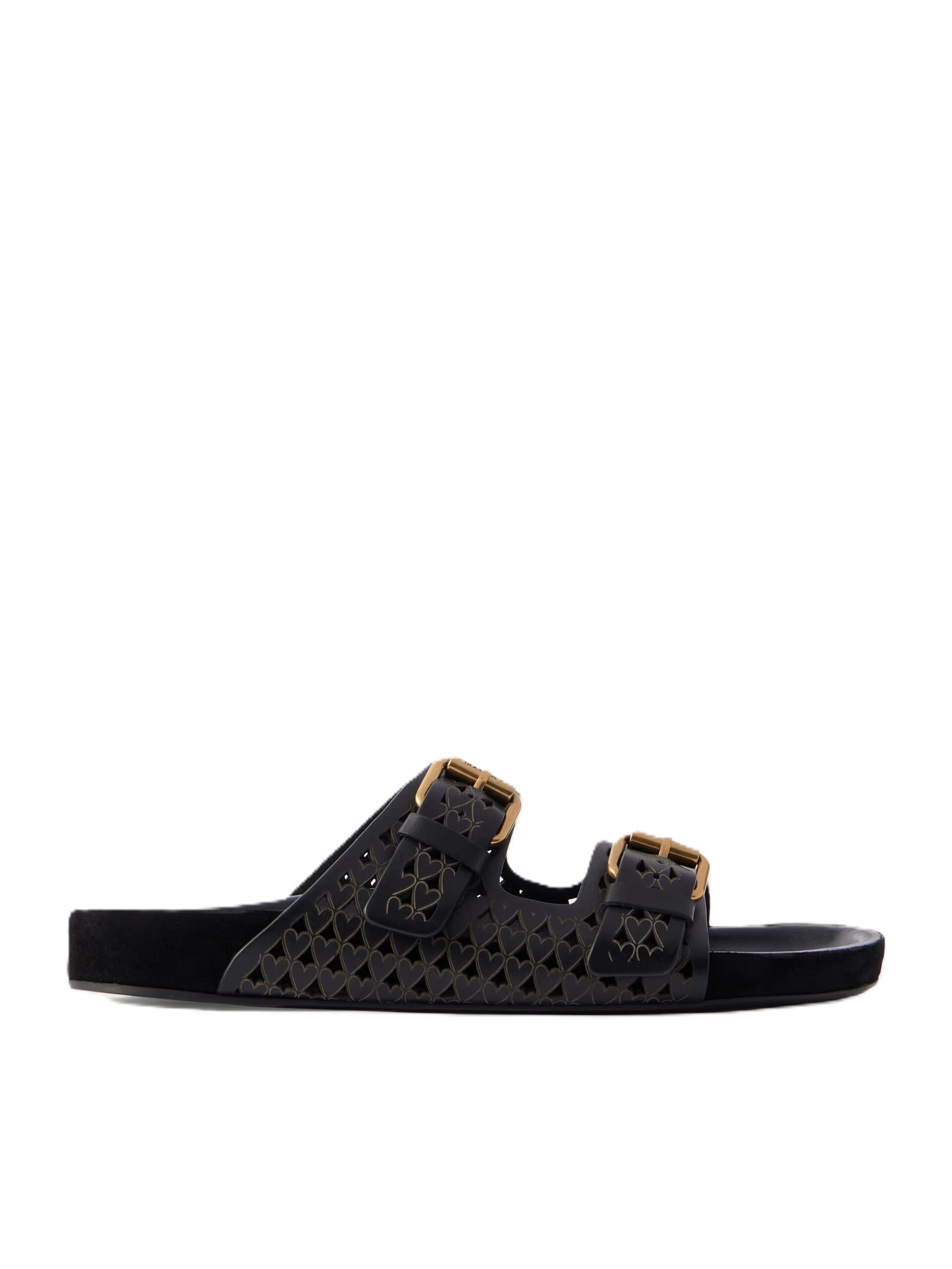 Lennyo laser-cut leather slides