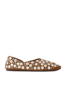 Jane studded suede flats