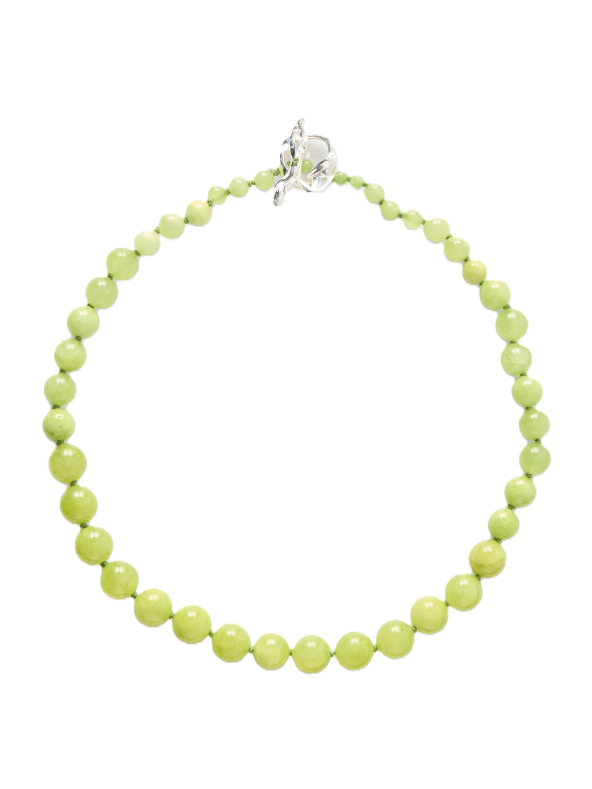 Beaded calcite necklace