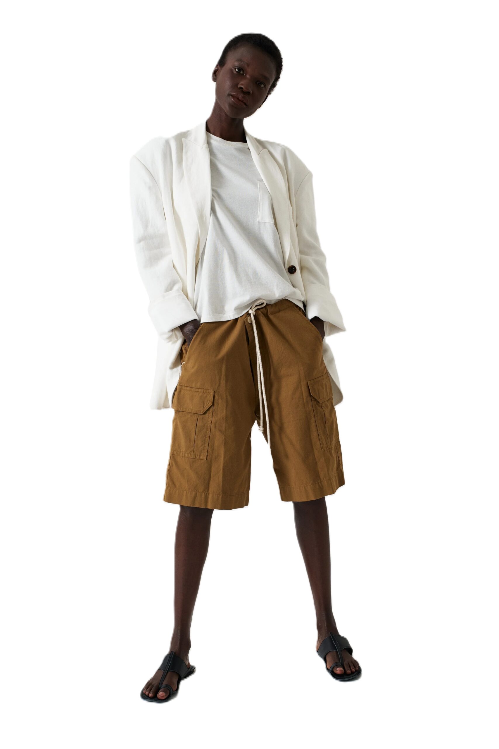 The Rope Tie Cargo Short in Camel