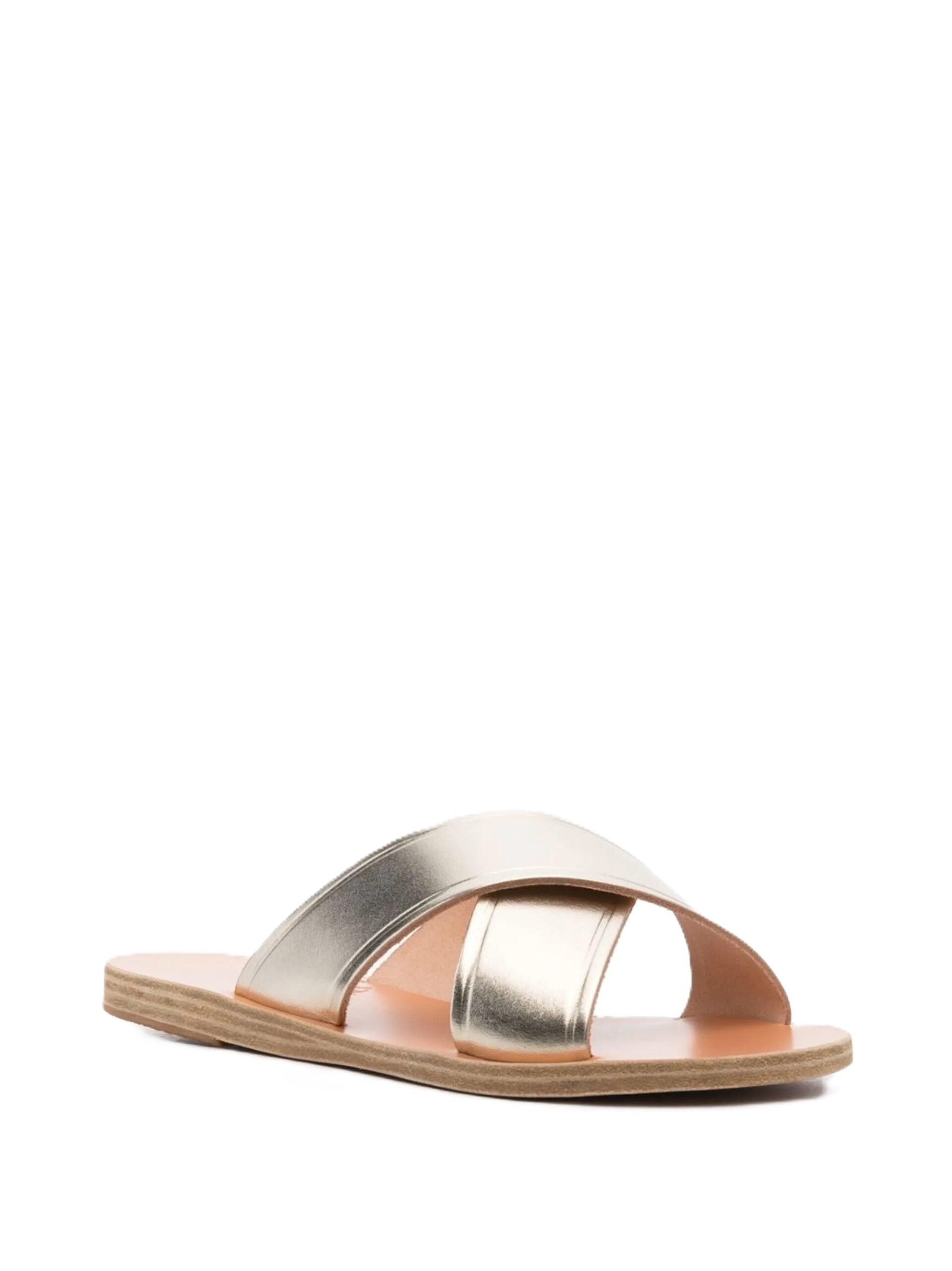 Thais metallic-effect Sandals in Gold
