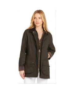 Women's Barbour Classic Beadnell Wax Jacket, Olive