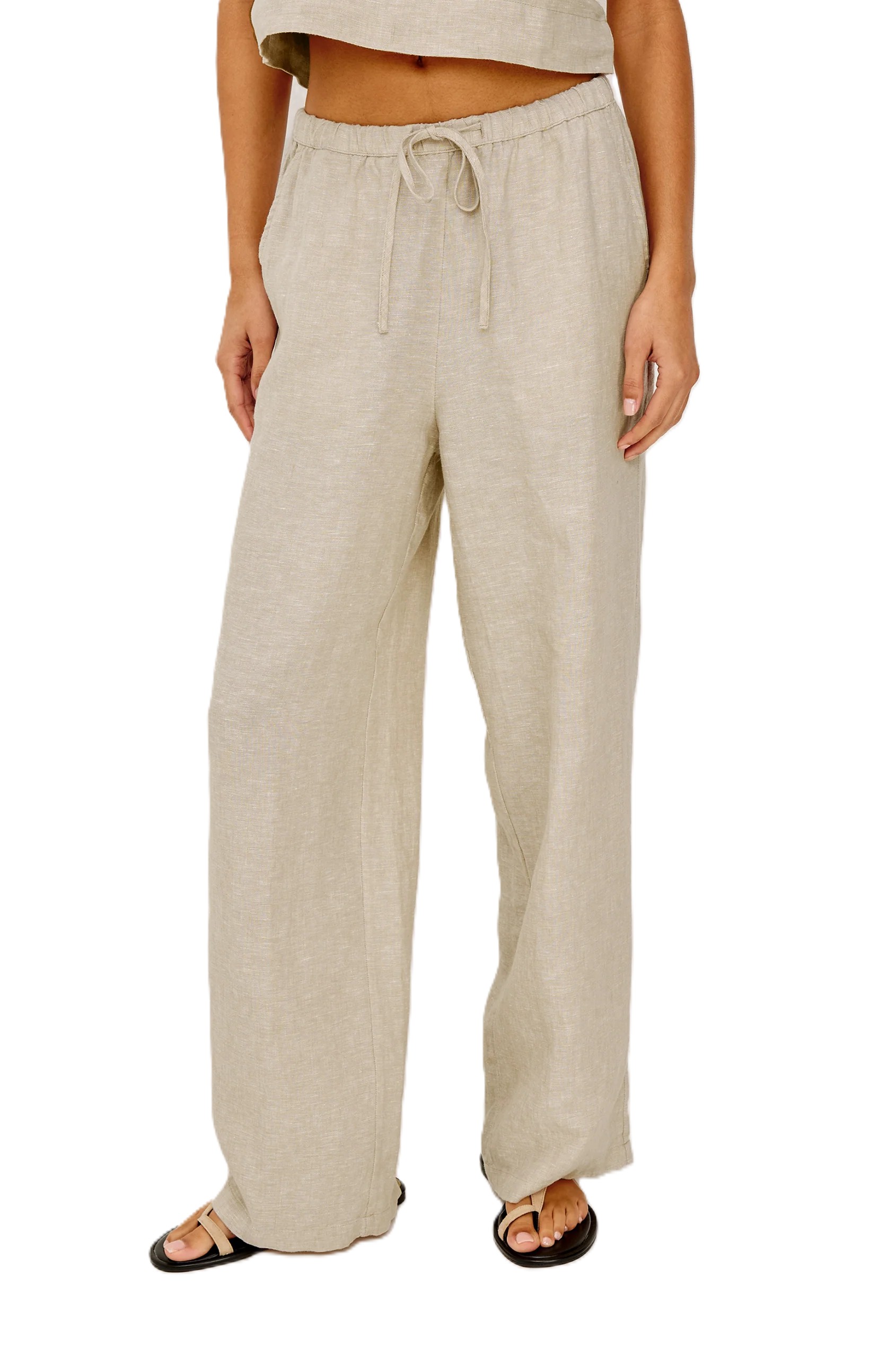 Emmie Pant, Heathered Flax