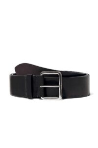 Largo Belt in Black with Silver Buckle (Online Exclusive)