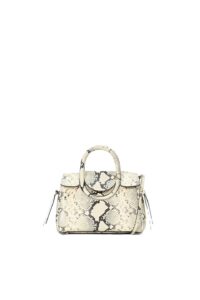 Maude Mini Carryall, White Snake