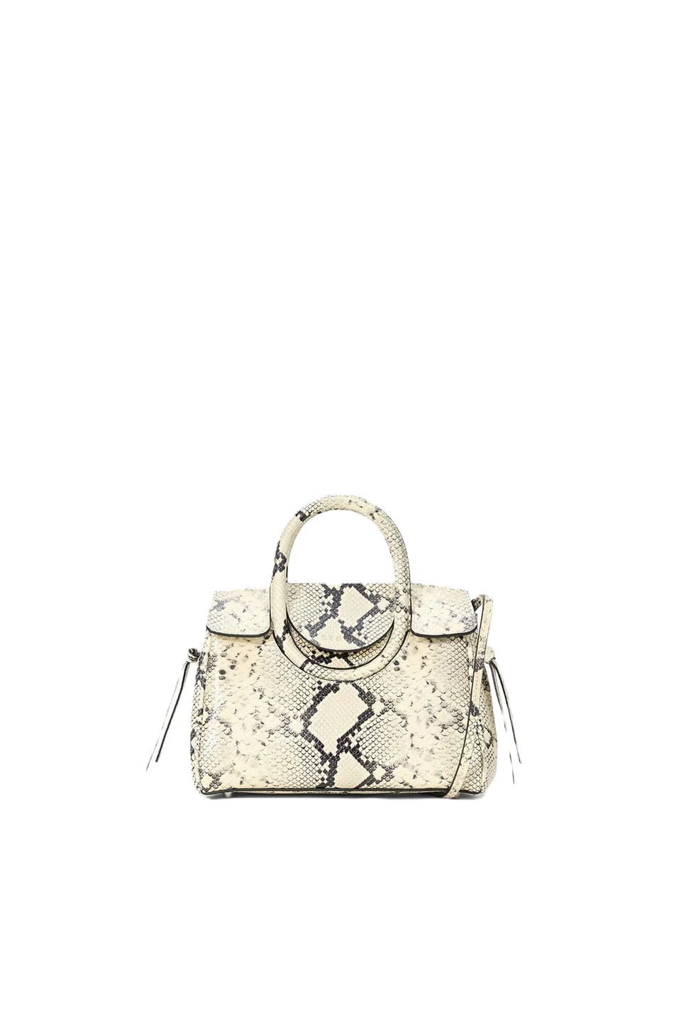 Maude Mini Carryall, White Snake