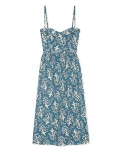 The Verse Dress in Indigo Bandana