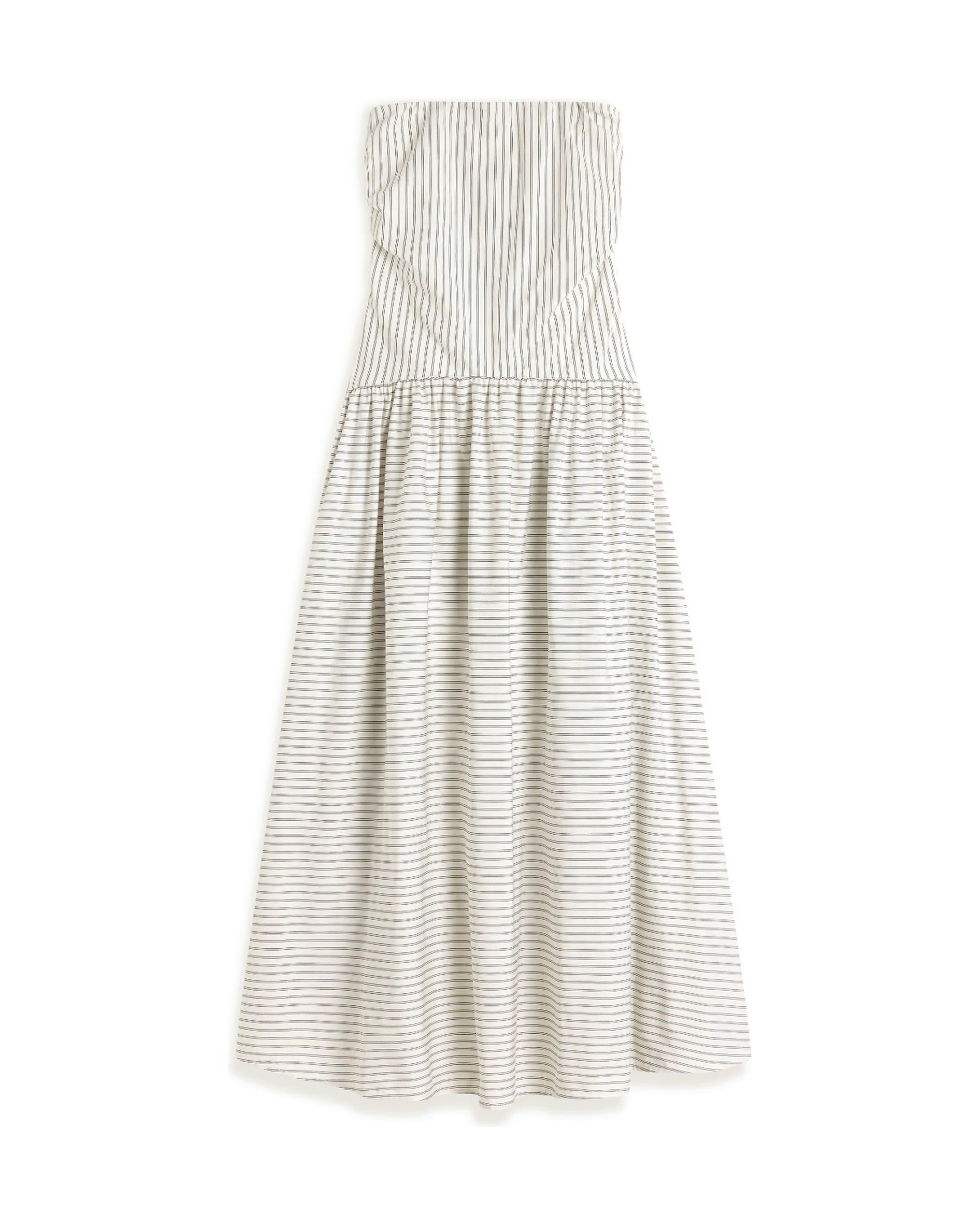 Lue Midi Dress Oliva Stripe Ecru