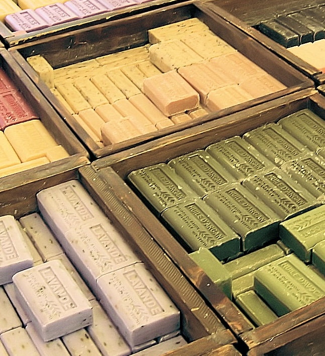 Marseille soaps at a Provençal market