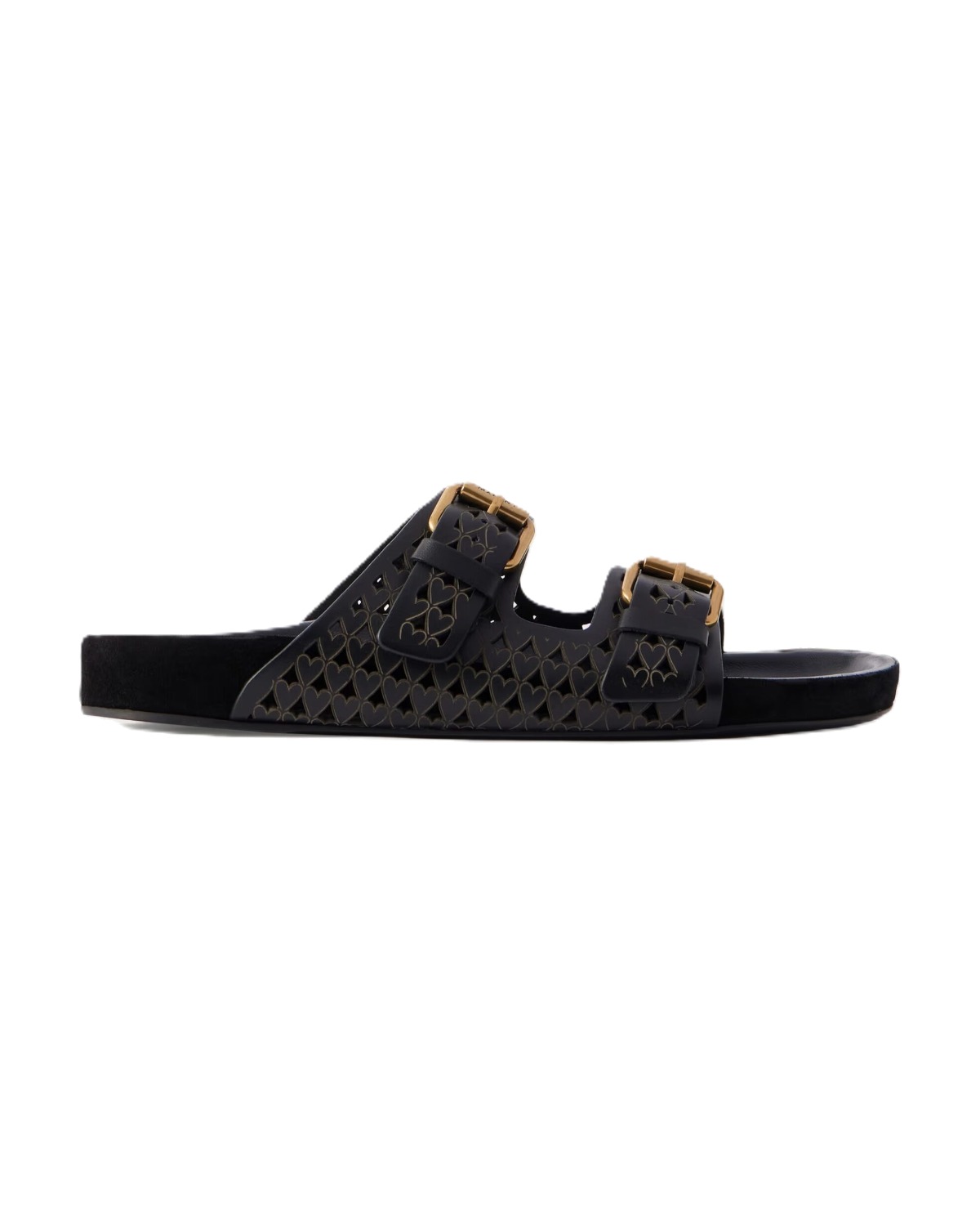 Lennyo laser-cut leather slides