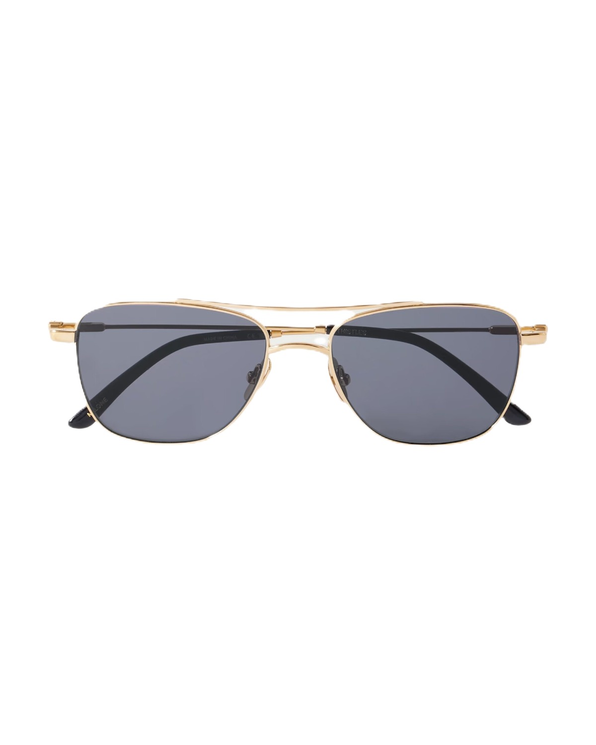The Malone Aviator-Style Gold-Tone Sunglasses