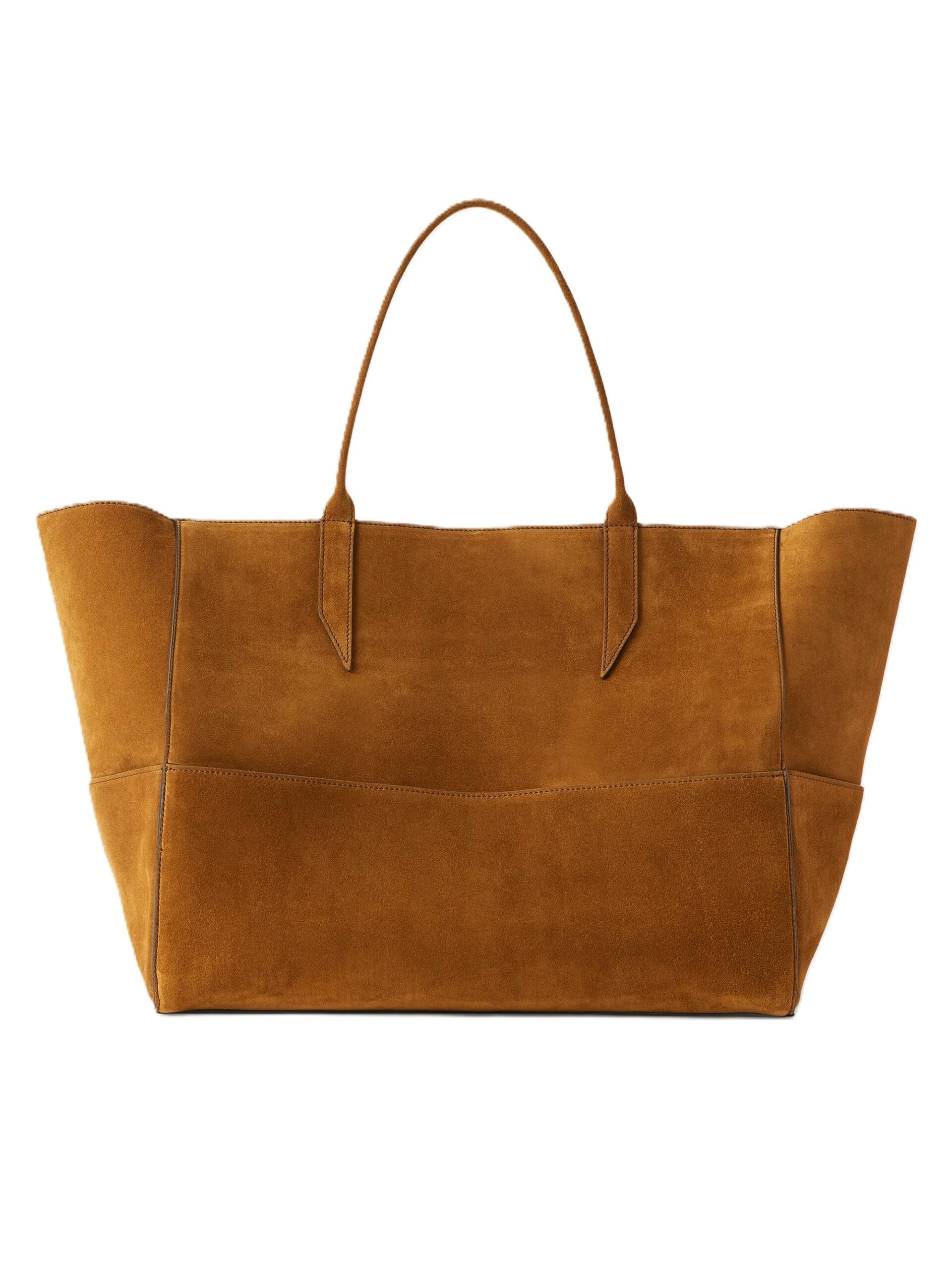 MÉTIER Incognito Cabas large suede tote